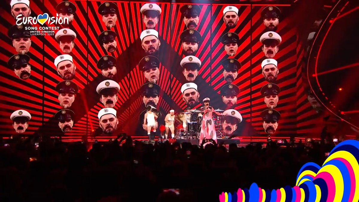 No, you are not hallucinating. Yes this is Eurovision ๐ญ๐ท๐ #Eurovision