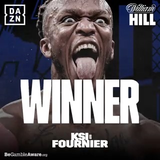 ๐๐'๐ ๐๐๐ ๐๐๐๐ ๐คฏ ksi with the HUGE KO of Joe Fournier in Round 2 ๐ค #KSIFournier | William Hill