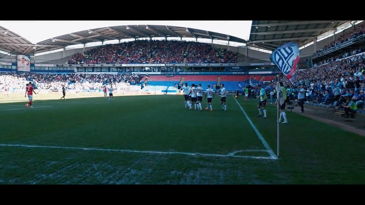 That crowd noise 🤩 #bwfc