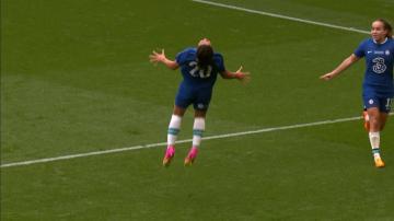 IT HAD TO BE HER! THE BACKFLIP ๐ฑ Sam Kerr loves a BIG goal at Wembley Stadium! ๐ฅ #WomensFACup