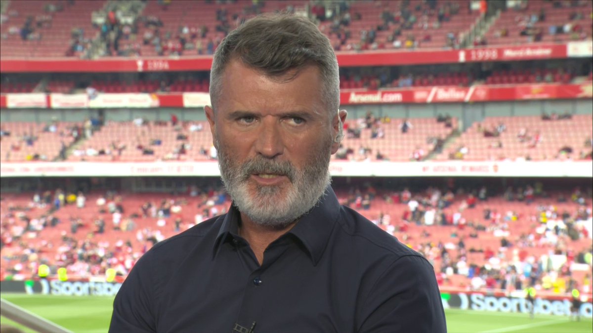 "Micah said before the game he's a top goalkeeper - he's not." Roy Keane was not impressed with Jordan Pickford today 😳