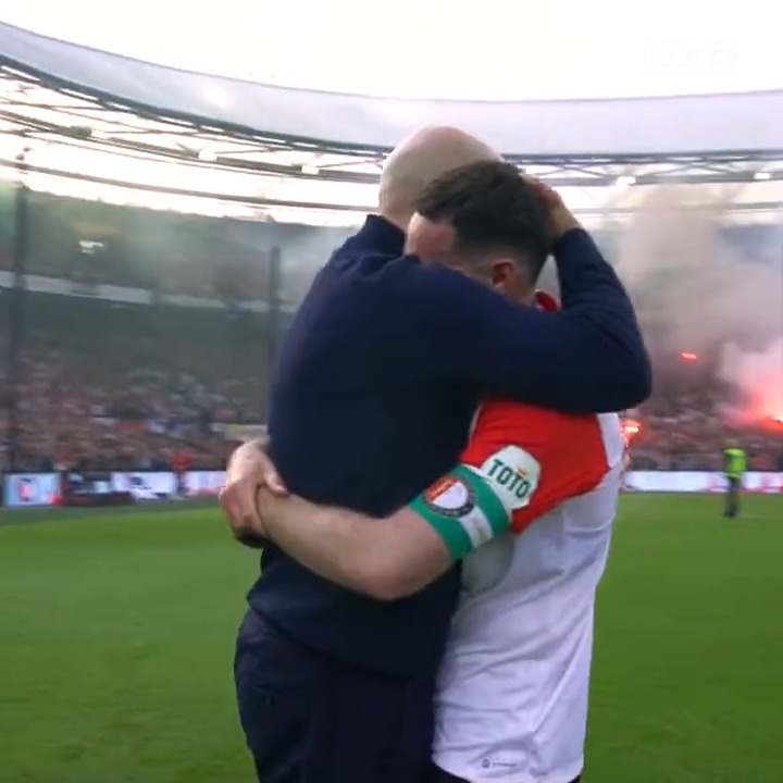 De ontlading bij Orkun Kökcü 🥹❤️ #Feyenoord