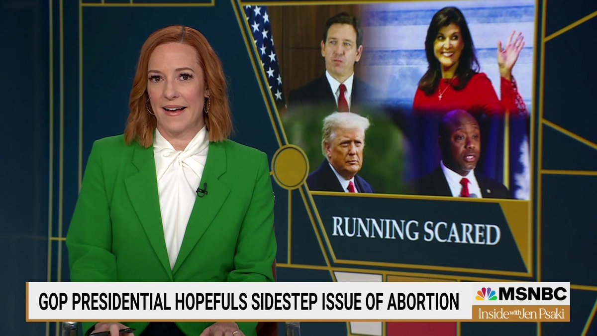"If you're asking yourself right now, why these murky, confusing responses? The answer is-- abortion is a losing issue for Republicans. And they know it. Guess what? People don't like their rights being taken away." Jen Psaki on the GOP's abortion messaging.