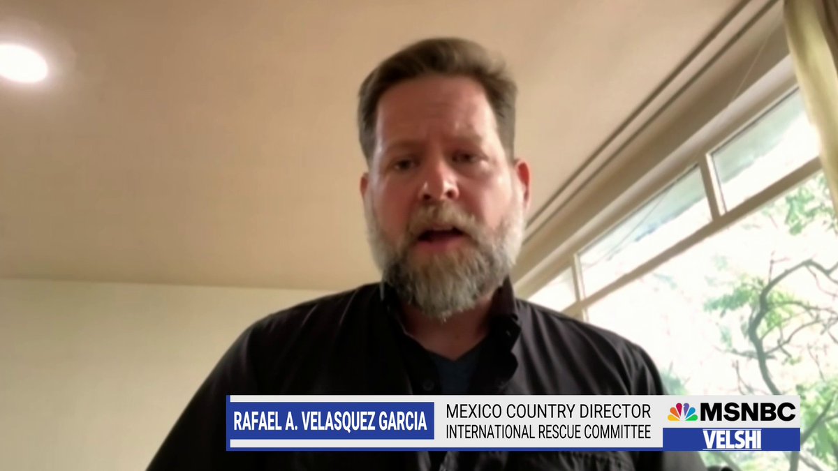 The demographics of the migrants at the border has changed over the past 30 months says IRC - International Rescue Committee Mexico Country Director, Rafael A. Velasquez Garcia. “Our community center in Mexico City is helping people from Russia and Ukraine, Sierra Leone and Sri Lanka.” #velshi