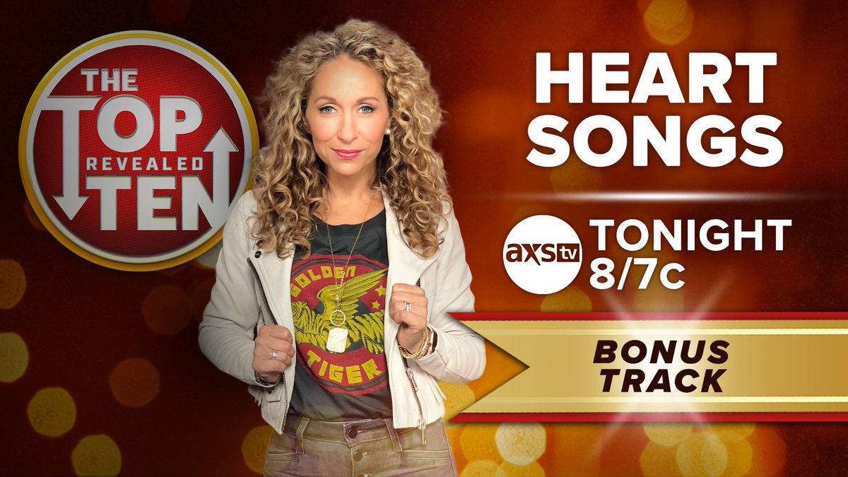 We’re ranking songs with HEART in the title on #TheTopTenRevealed! Find out which heart-pumping songs make our list as Sebastian Bach™️, RealEGDaily, and Alice Cooper count us down, hosted by KatieDaryl. Set your DVR starting TONIGHT at 8/7c here: