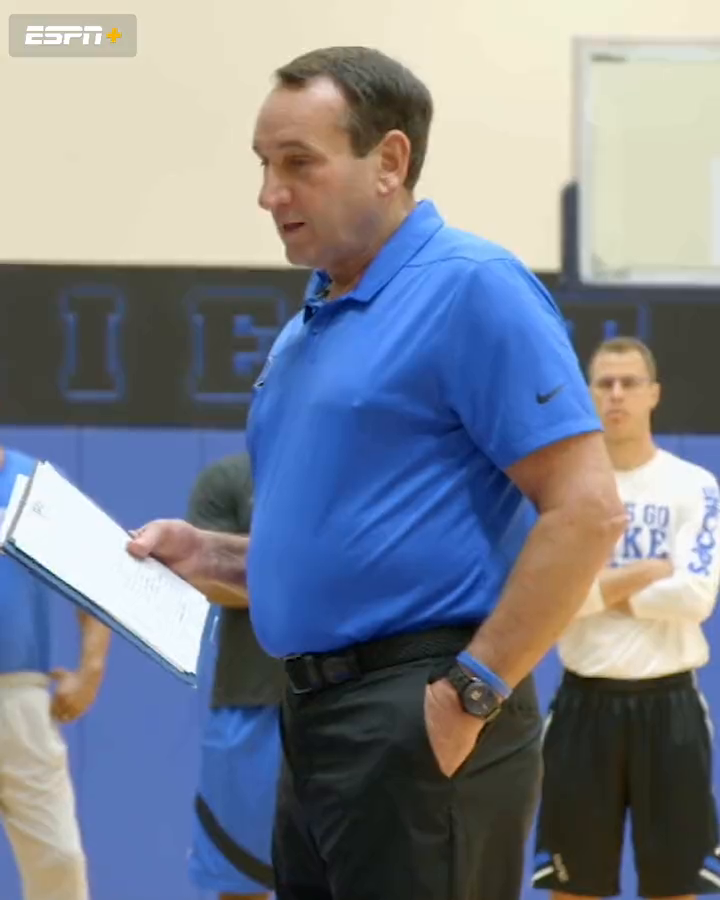 "Be as tough as your mothers. They show up all the time." This Coach K message from 2018 💙