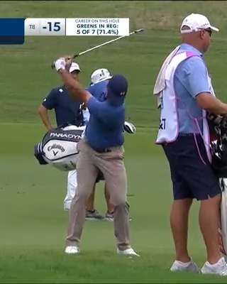 "Be right." It was, Adam Scott 🎯