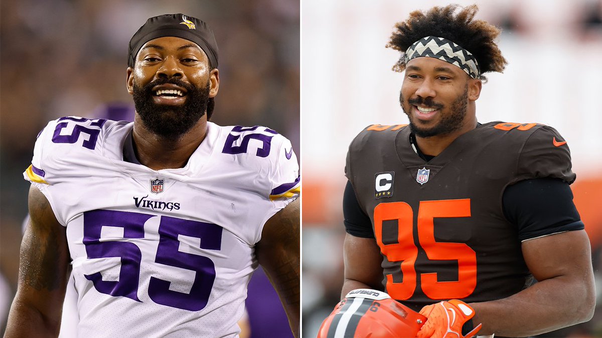Lots of sacks incoming for this new @browns duo 😤 Za'Darius Smith | Myles Garrett