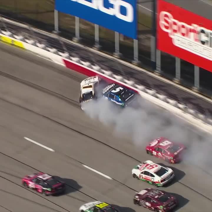 TROUBLE FOR THE LEADERS!!! Another caution at Darlington Raceway!!!