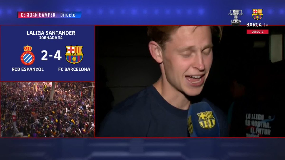 El millor migcampista del món, Frenkie de Jong 🤣 @ronaldaraujo_4