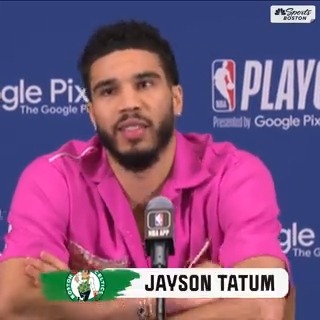 “I can’t express it enough, the genuine love I feel from the crowd. … I’ve been here my whole career. I feel that they embrace me almost as one of my own, and that means a lot.” Jayson Tatum on TD Garden crowd 💚💚💚 #BleedGreen Jayson Tatum