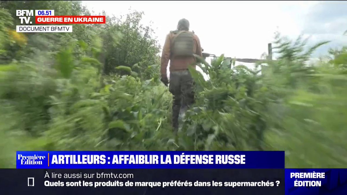 Ukraine: les artilleurs testent la défense russe
