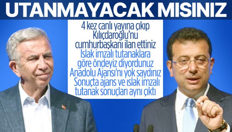 Şu ikisi bu millete zulümdür