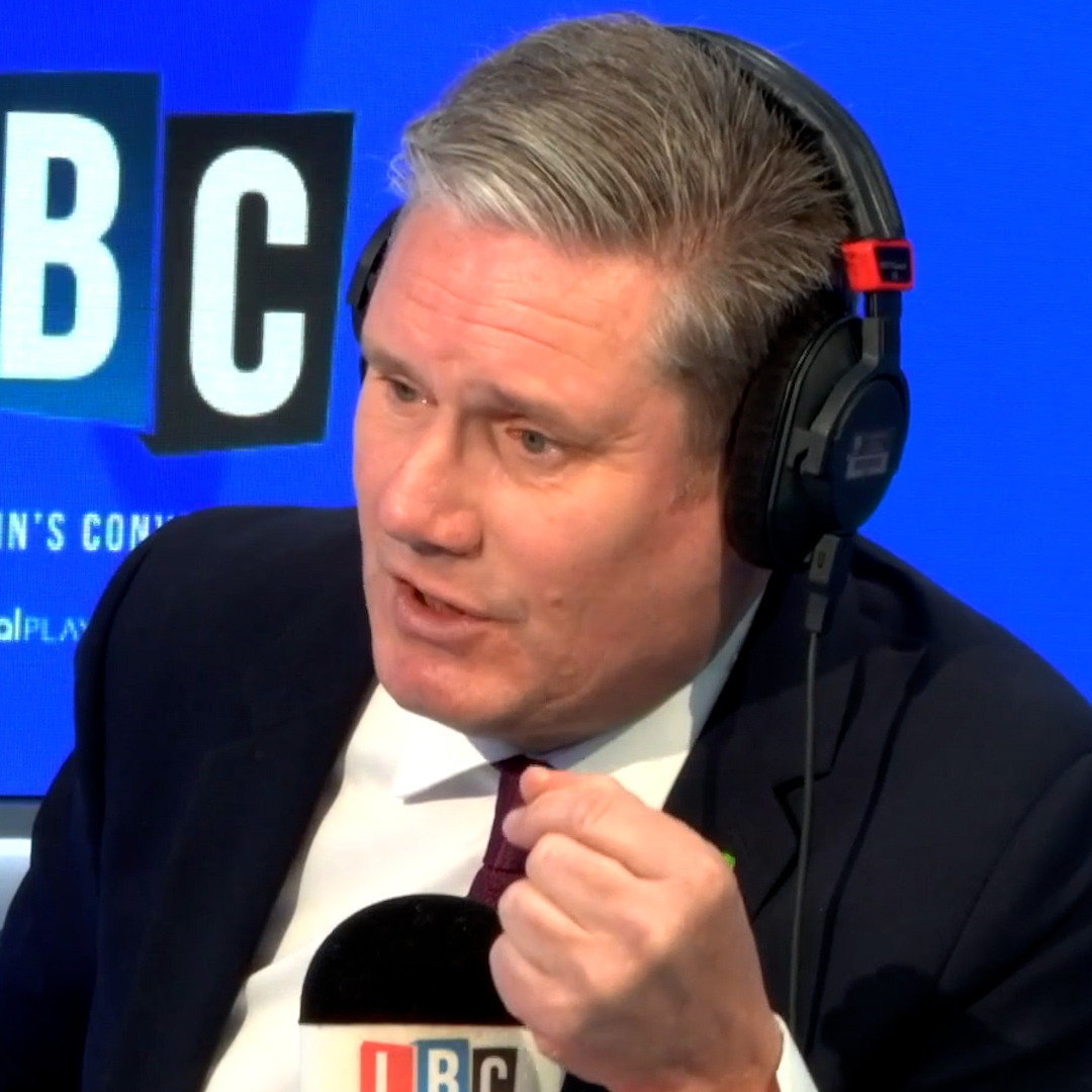 "Now it's on the books, I think we need to let it settle in." Keir Starmer tells Nick Ferrari that he wouldn't scrap the anti-protest Public Order Act.