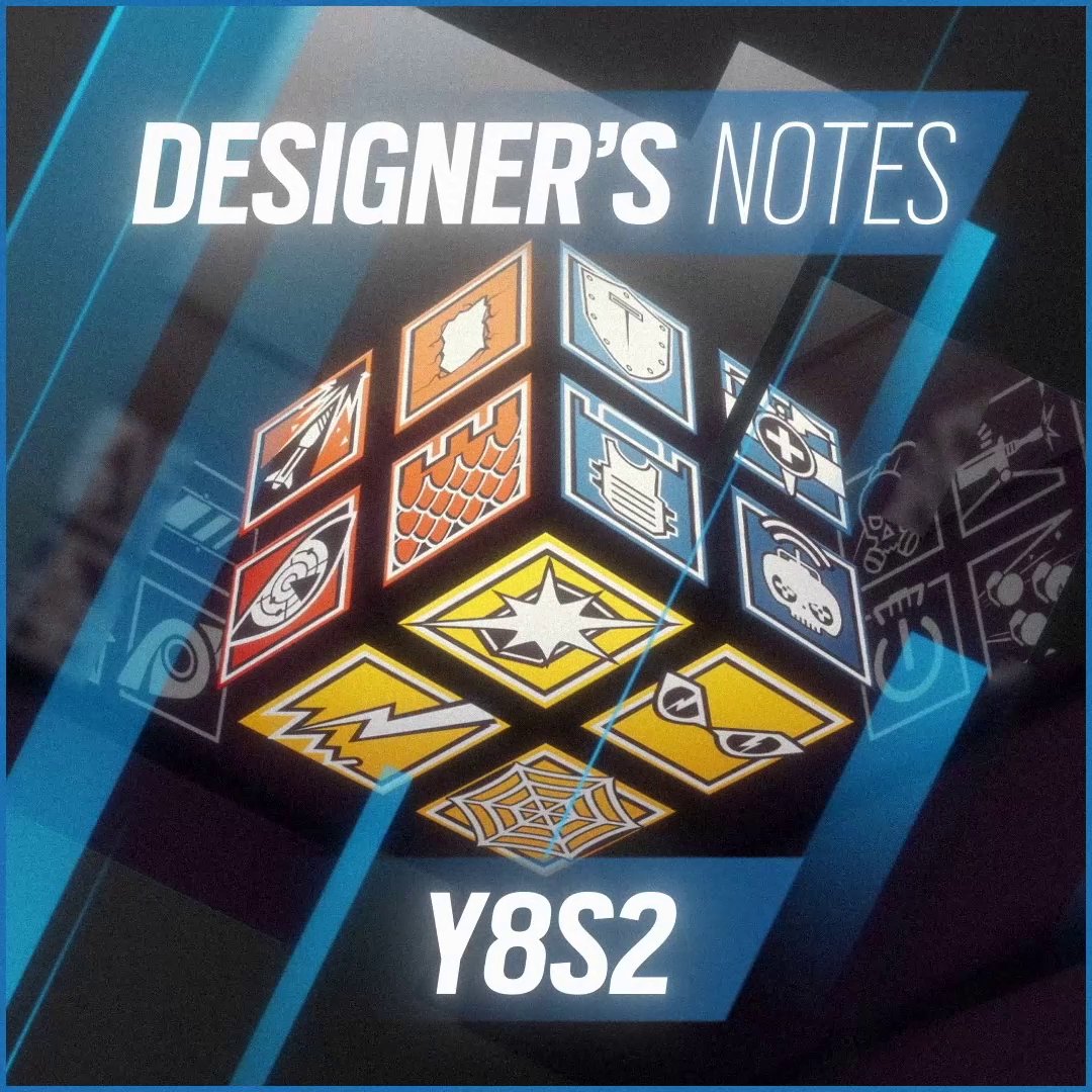 The Y8S2 Designer's Notes are now available! Featuring: 👁🚫 New Equipment: Observation Blocker ⚡🕊 Thunderbird: Kona Stations Cooldown and Healing Reduced 🐝📈 Grim: Kawan Hive Effectiveness Increased 📕 Full details here 🔽