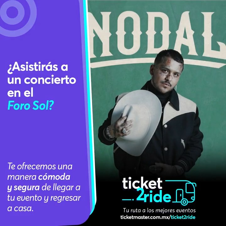 🙋♂️🙋 ¿Asistirás a los conciertos de RAÚL, El Dúo de la Historia o #ChristianNodal? 🪐🎤🤠 Tenemos ida y vuelta con 🚌 #Ticket2ride, para que disfrutes al máximo la experiencia sin preocuparte por encontrar transporte al finalizar el evento. Compra el tuyo aquí 👇