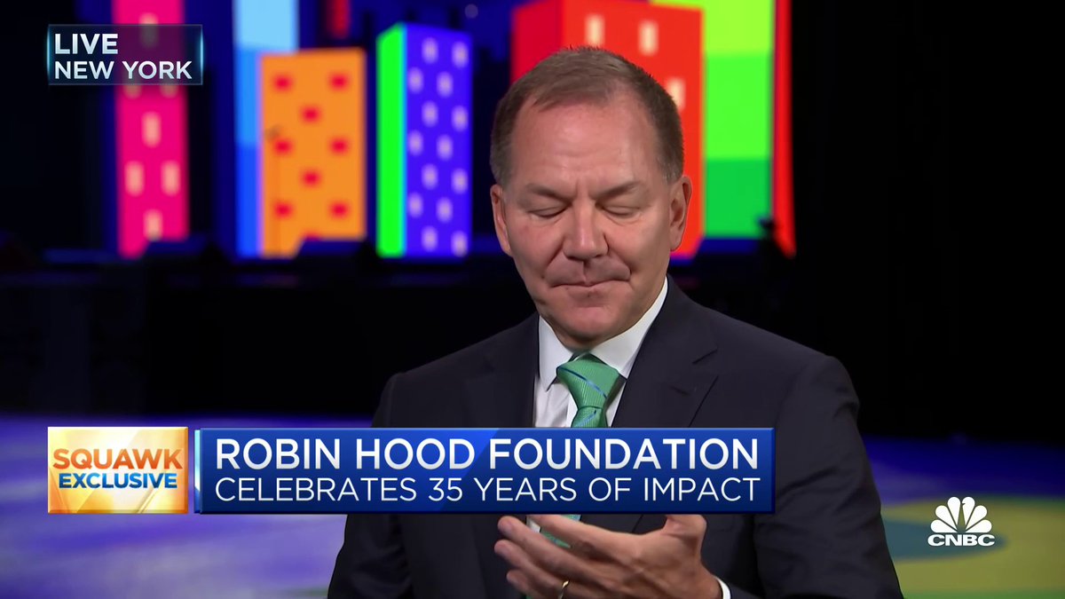 "Generational continuity enables generational change," says Paul Tudor Jones ahead of the Robin Hood 35th year celebration.