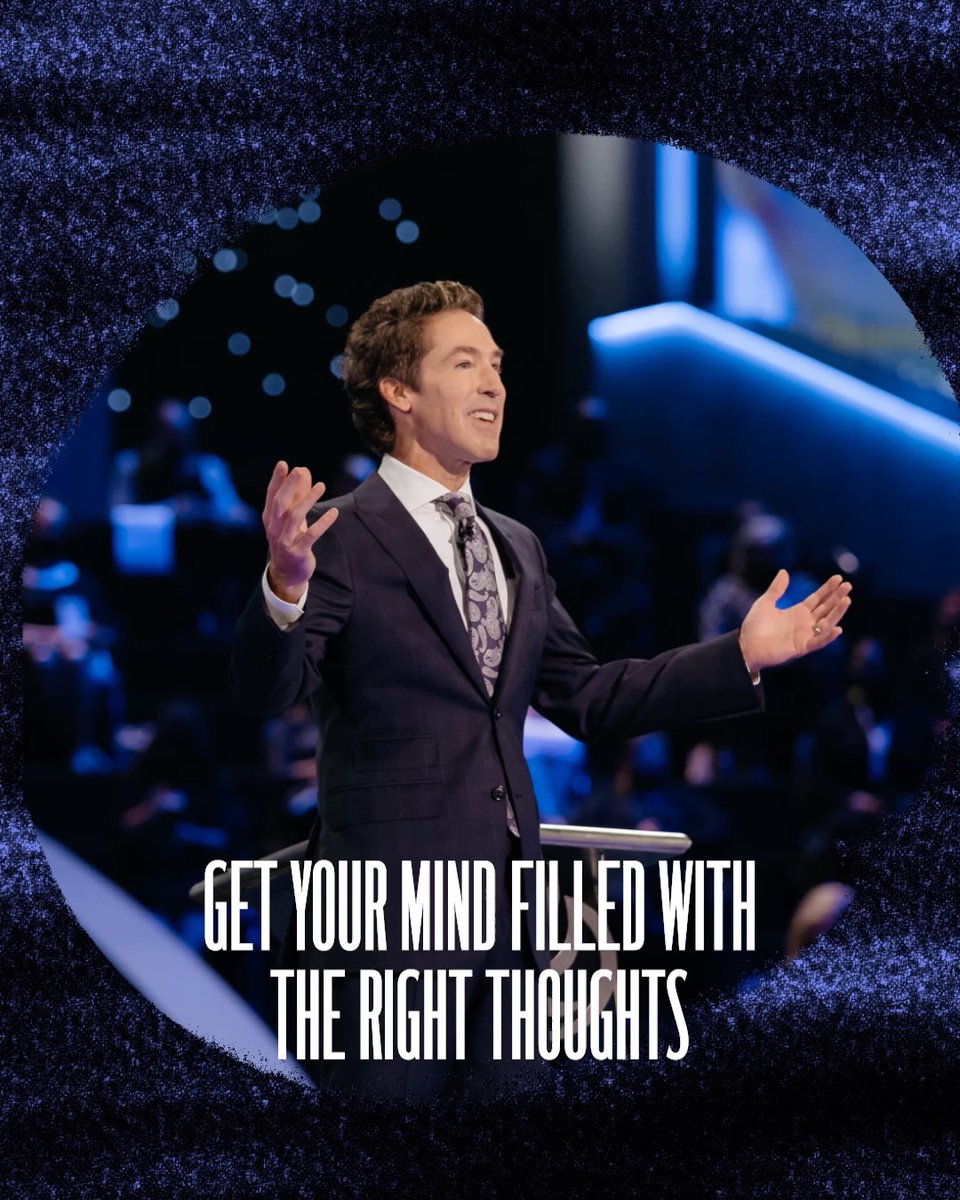 Your will is more powerful than your feelings. Start thinking faith-filled thoughts: hopeful, positive, uplifting. That’s what you’re going to draw in. Tune into Joel’s message today, "Choose a Good Mood"!