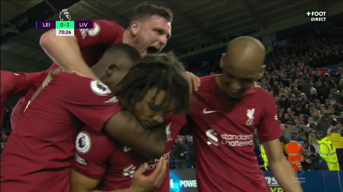Le coup-franc EX-CEP-TIO-NNEL de Trent Alexander-Arnold. 🤩🚀 🎥 CANAL+ Foot