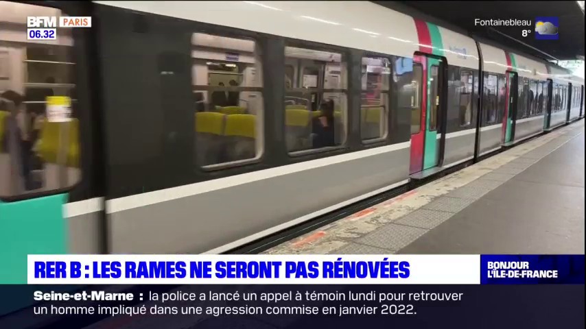 Pas de vidéoprotection, ni de climatisation: la moitié des rames du RER B ne seront finalement pas rénovées