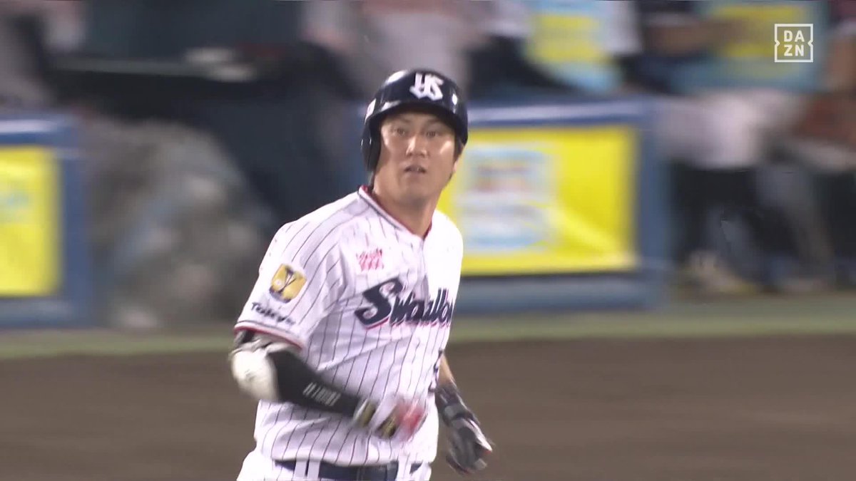 / なんて麗しいんだ── \ 2年ぶりの一発 代打川端慎吾が同点3ラン ⚾プロ野球(2023/5/16) 🆚ヤクルト×巨人 📱Live on DAZN #swallows #DAZNプロ野球