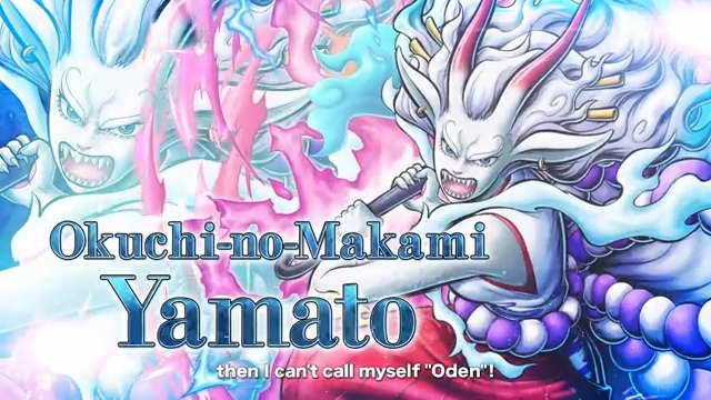 [Okuchi-no-Makami Yamato PV Release! RT Campaign] "Okuchi-no-Makami Yamato" arrives 5/17! Get 20 Rainbow Diamonds when the total likes/RTs reach 40k worldwide! Like &amp; RT this post! *Until 5/19 14:59 (UTC). *Rewards to be distributed 5/20 5:00 (UTC) (TBC). #BountyRush #ONEPIECE