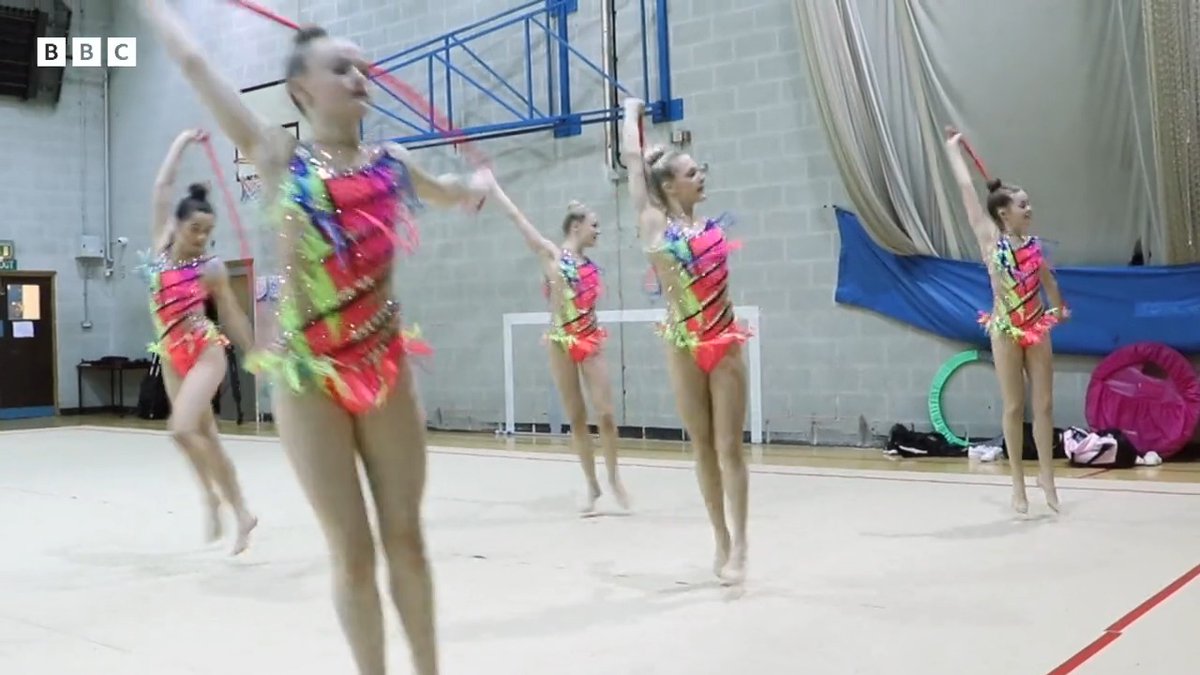 🤸🏻‍♀️ Meet the #Lancashire-based team of rhythmic gymnasts going for glory in #Azerbaijan 🇦🇿 They're representing British Gymnastics in the junior group competition at the #Baku2023 Rhythmic European Championships @UEGymnastics | Team GB