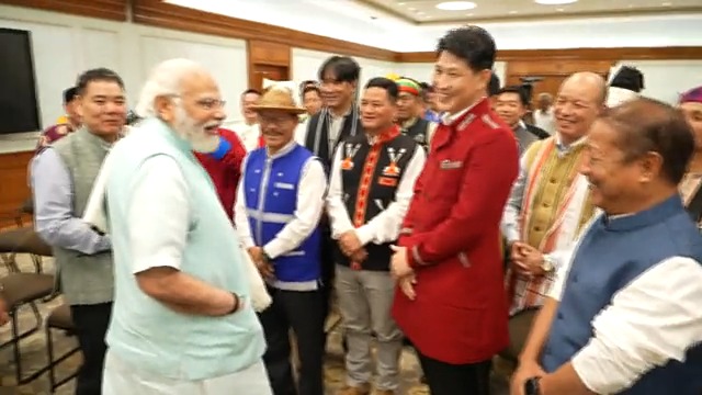 Had an excellent meeting with tribal leaders from Arunachal Pradesh. We discussed different aspects relating to the state’s development and fulfilling the wishes of the people.