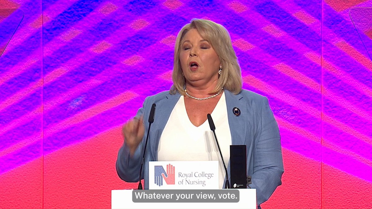 “Nursing has always had a voice. But this last year we decided to use it in a way that astounded everybody.” Pat Cullen addressed our members attending #RCN23 with a rousing keynote speech full of determination & vision. Watch Pat's address & read more.