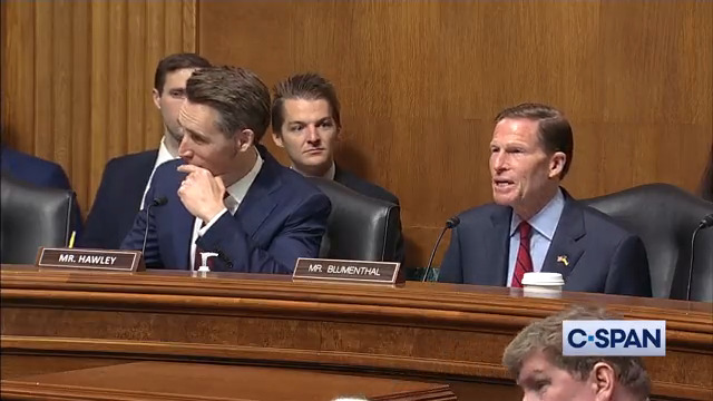 .Richard Blumenthal demonstrates AI deep fake with opening statement: "That voice was not mine. The words were not mine and the audio was an AI voice cloning software...the remarks are written by ChatGPT when it was asked how I would open this hearing."