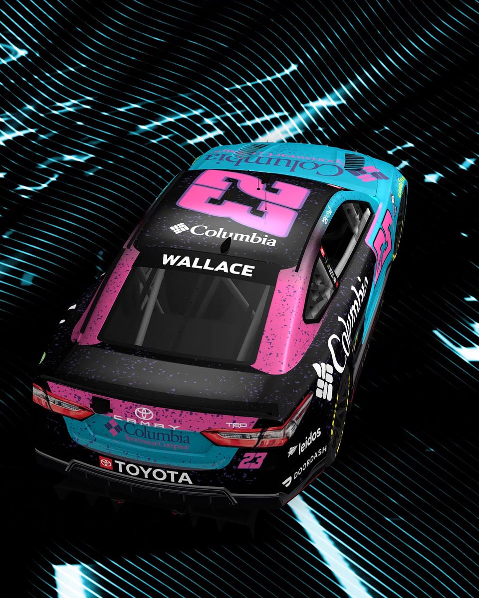 We’re stoked to cheer on Bubba Wallace and @23xiracing in the retro-inspired neon Columbia No. 23 Toyota Camry TRD this Sunday at the NASCAR All-Star Race.