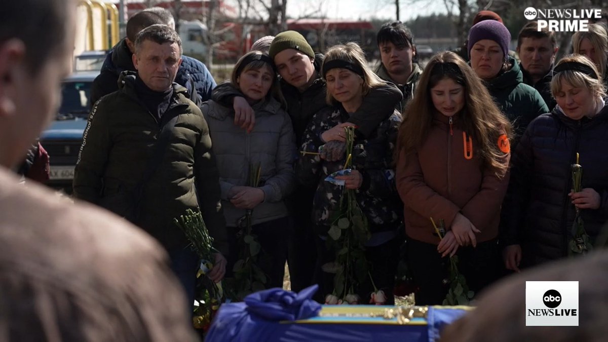 .Tom Soufi Burridge reports on the toll of the war in Ukraine, meeting soldiers who have momentarily left their positions on the front lines to return home to mourn and see their loved ones.