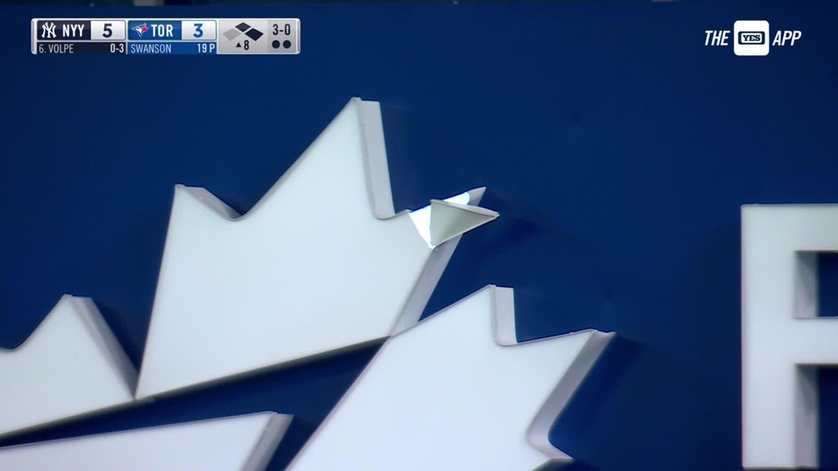 Aaron Judge leaves his mark 😏