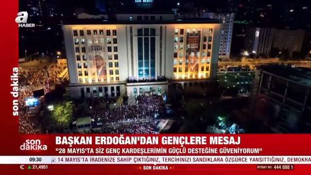 “28 Mayıs’ta siz genç kardeşlerimin güçlü desteğine güveniyorum” Başkan Erdoğan’dan gençlere mesaj