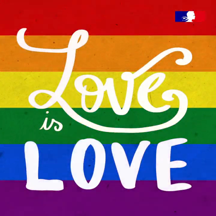 🏳️‍🌈 La lutte contre l'homophobie, la transphobie et la biphobie est un combat constant que la France mène avec force. La 🇫🇷 soutient l'objectif d'une dépénalisation universelle de l'homosexualité : #LoveIsLove. #LuttonsContreLaHaine 🔗