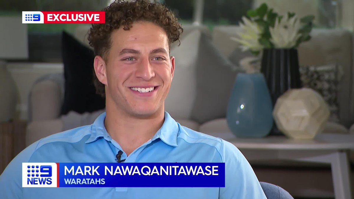 #EXCLUSIVE: Snubbed as a junior and encouraged to quit by his own Mum, the journey of Mark Nawaqanitawase to the Wallabies is one of pure perseverance. The 22-year old NSW Waratahs has re-signed with Australian Rugby until the end of 2024. Zac Bailey #9News