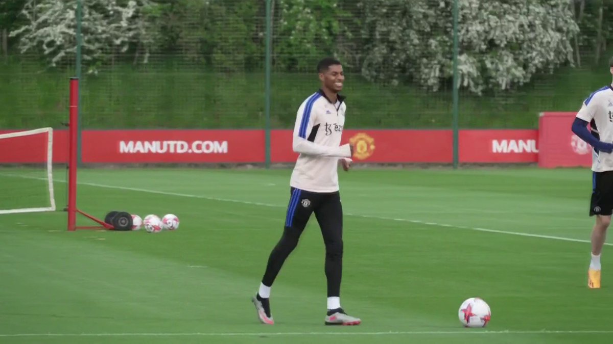 🚨 BREAKING! Marcus Rashford is back in training. #MUFC ✅