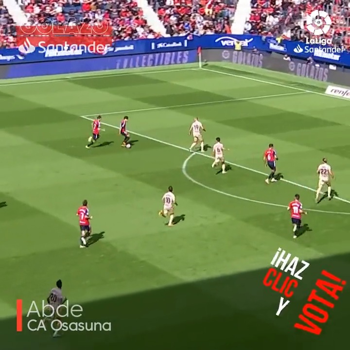 🌟 ALEX BAENA 🌟 Javier Puado Diaz 🌟 'Tecatito' Corona 🌟 Abde 😉⚽📽 ¡Elige el #GolazoSantander de la jornada 34 en #LaLigaSantander!