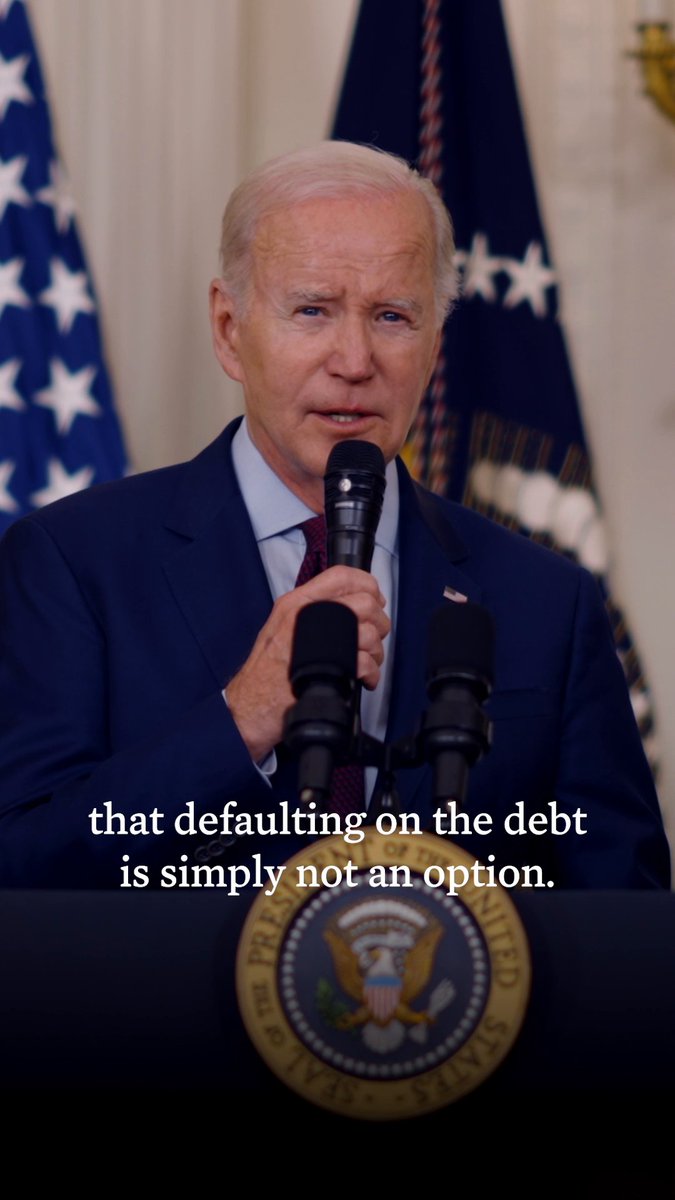 If America were to default on its debt, nearly 8 million Americans could lose their job, retirement accounts would be devastated, and we’d fall into recession. It’s not an option. Party differences haven't stopped Congress from avoiding default before — and they shouldn’t now.