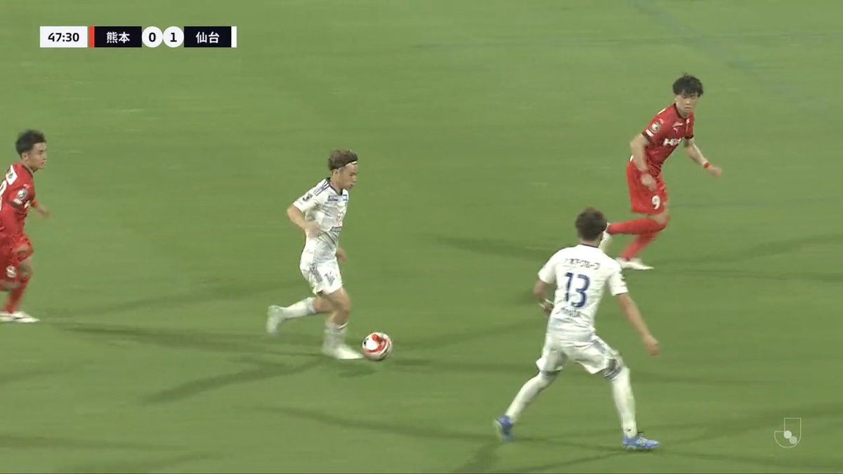 🎦 ゴール動画 🏆 明治安田生命Ｊ２リーグ 第16節 🆚 熊本vs仙台 🔢 0-1 ⌚️ 47分 ⚽️ 相良 竜之介（仙台) #Ｊリーグ #熊本仙台