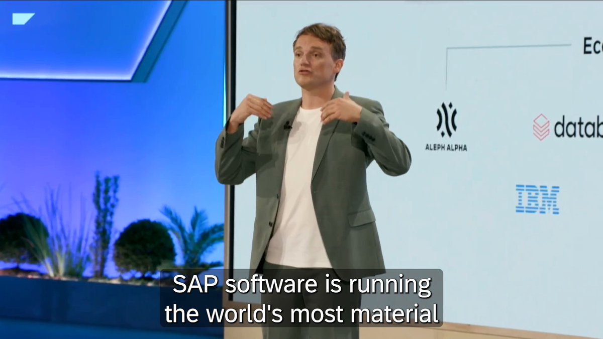 SAP AI is built to transform every aspect of your business. ⚙️ Built into your processes 👤 Relevant to you ✅ Trusted and responsible Get the latest from #SAPSapphire: