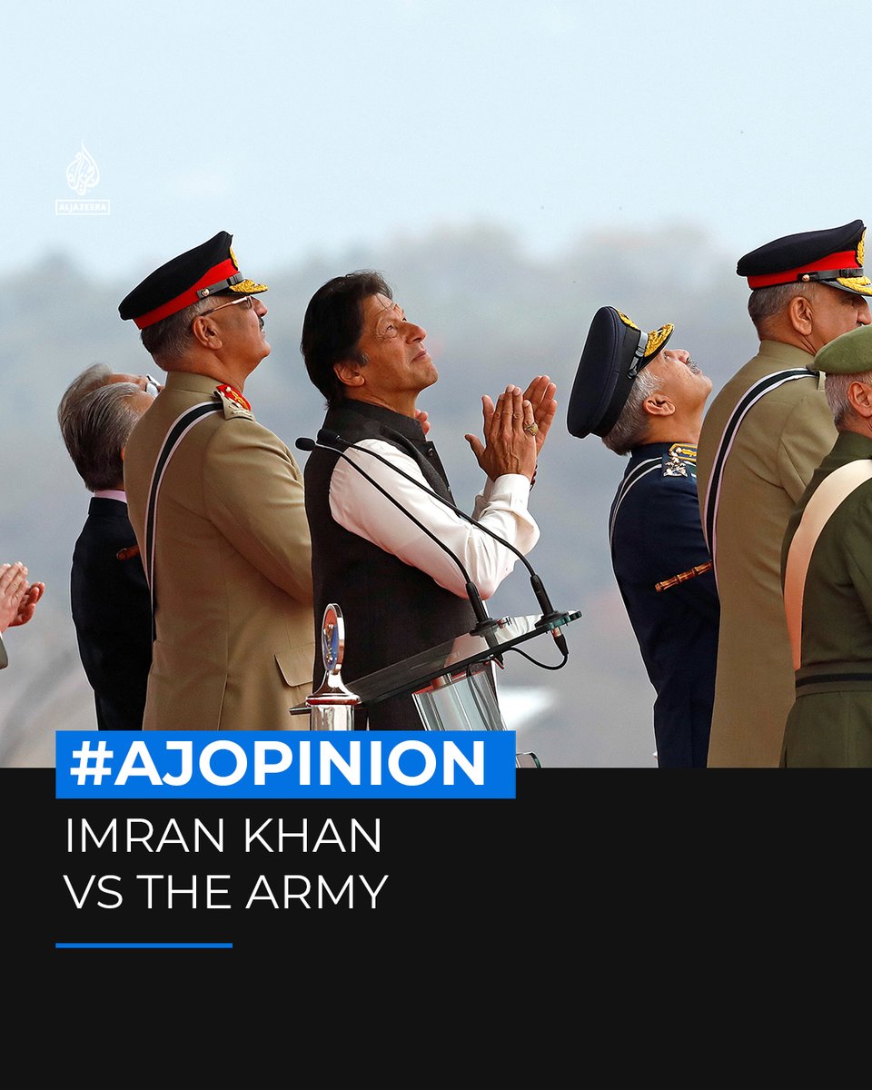The crisis in Pakistan is being framed as a struggle between former PM Imran Khan and the country’s powerful military. Khan is right to take the generals on, says Waqas for #AJOPINION ⤵️