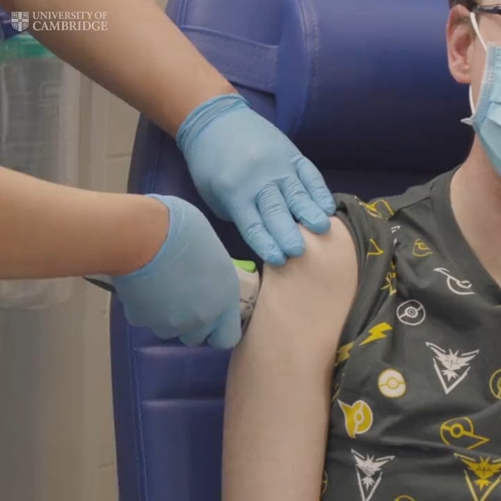 Trials of a new needle-free coronavirus vaccine begin at Cambridge University Hospitals NHS in Cambridge, the city where it was first developed. The DIOS-CoVax vaccine uses a jet of air, and aims to protect against COVID-19 and future coronaviruses. Jonathan Heeney NIHR Cambridge CRF NIHR Biomedical Research Centre: Cambridge