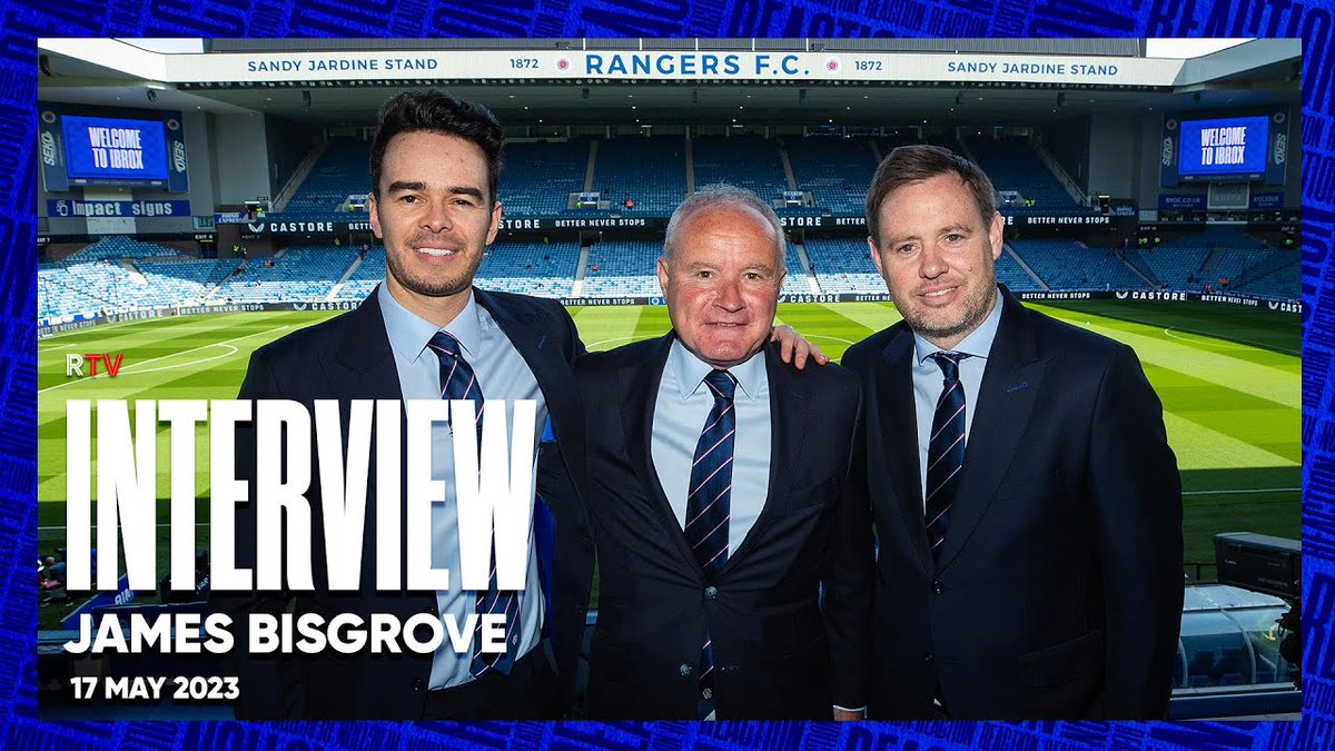 Incoming #RangersFC CEO James Bisgrove has spoken exclusively to RangersTV for the first time.
