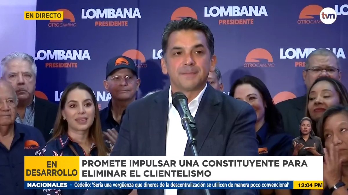 Ricardo Lombana lanza su candidatura presidencial. #Noticias #NoticiasTVN