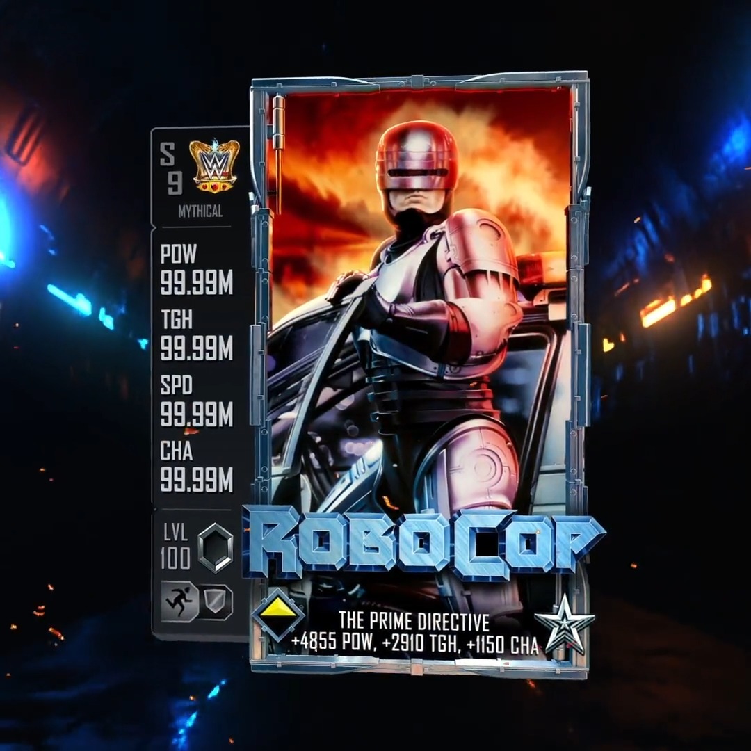Breaking News! For a limited time only, RoboCop is invading WWE Supercard! Check it out: