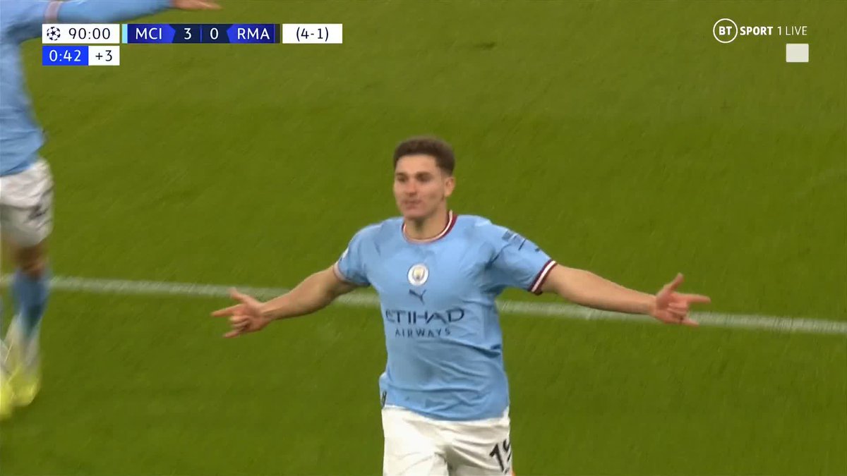 Manchester City are heading to Istanbul!! 🤩 Julian Alvarez makes it 4-0 to the Cityzens! 🔥 #UCL