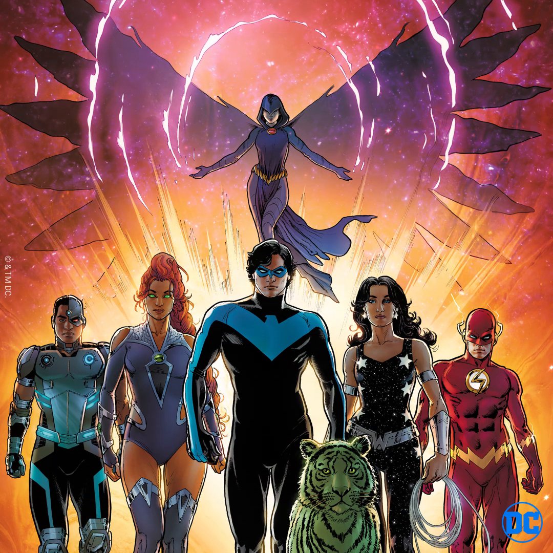 Titans Tower returns to the skyline and the Teen Titans are all grown up! TITANS #1 available now! #DawnofDC