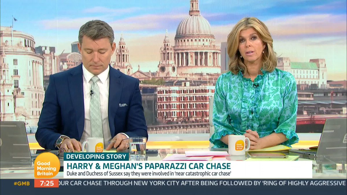 Harry and Meghan say they were involved in a 'near catastrophic' car chase incident involving paparazzi. One of the photographers involved said it was 'very tense trying to keep up with the vehicle' but it was 'their driver who was making it a catastrophic experience'.