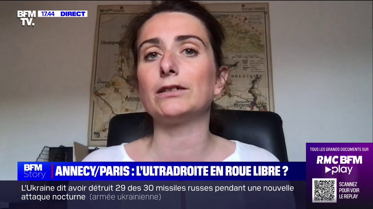 🗣️Il faut arrêter de mettre sur le même plan la #NUPES et ces manifestations qui seraient leur pendant à droite parce que ça va finir par m'énerver. Je demande à l’Etat d’entamer le démantèlement de ces réseaux néonazis et révisionnistes. #Annecy